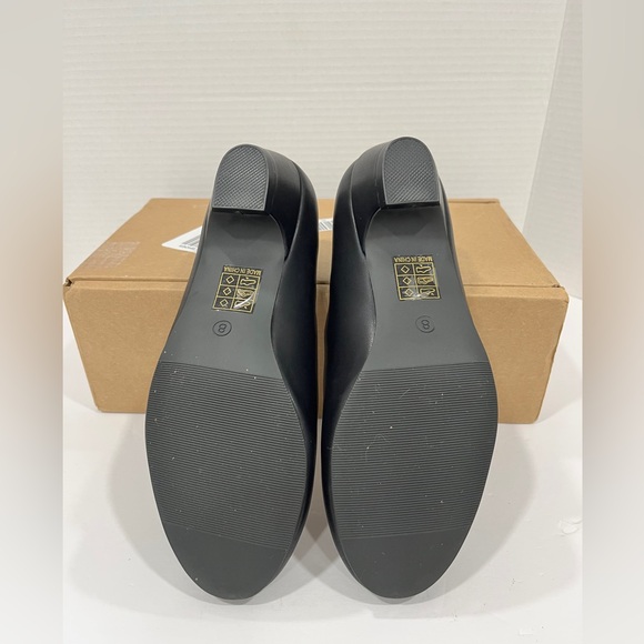 Journee Collection‎ Womens Saar Block Heel Pumps. 8W. Black - Picture 7 of 8